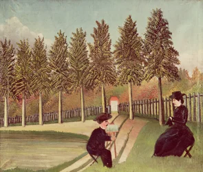 A feleségét festő művész, 1900-05